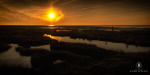 Die Sonne geht früh unter...